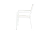 Naples - Stackable Sling Dining Chair - White