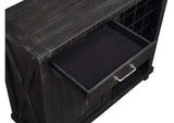7YC974 Yosemite Solid Wood Wine Bar In Cafe