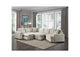9401BEGKIT42LRU Logansport 4-Piece Sectional with Pull-out Bed and Pull-out Ottoman