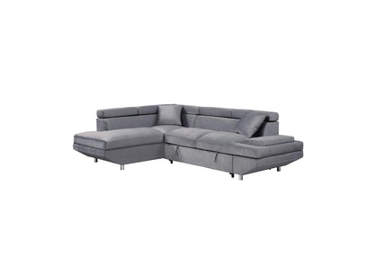 9412GYKITSC Cruz 2-Piece Sectional with Adjustable Headrests, Pull-out Bed and Left Chaise