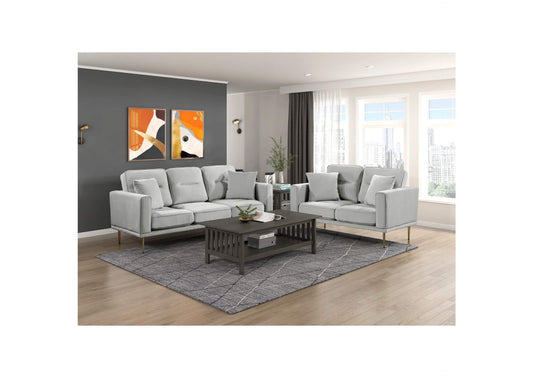 9417GRY-2 Violetta Love Seat