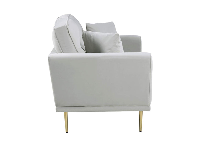 9417GRY-2 Violetta Love Seat