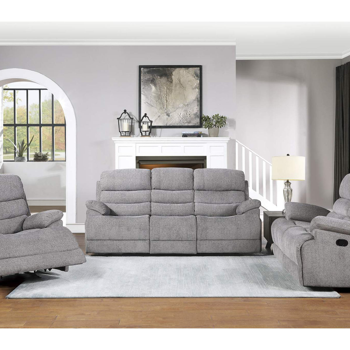 9422FS-3 Sherbrook Double Reclining Sofa