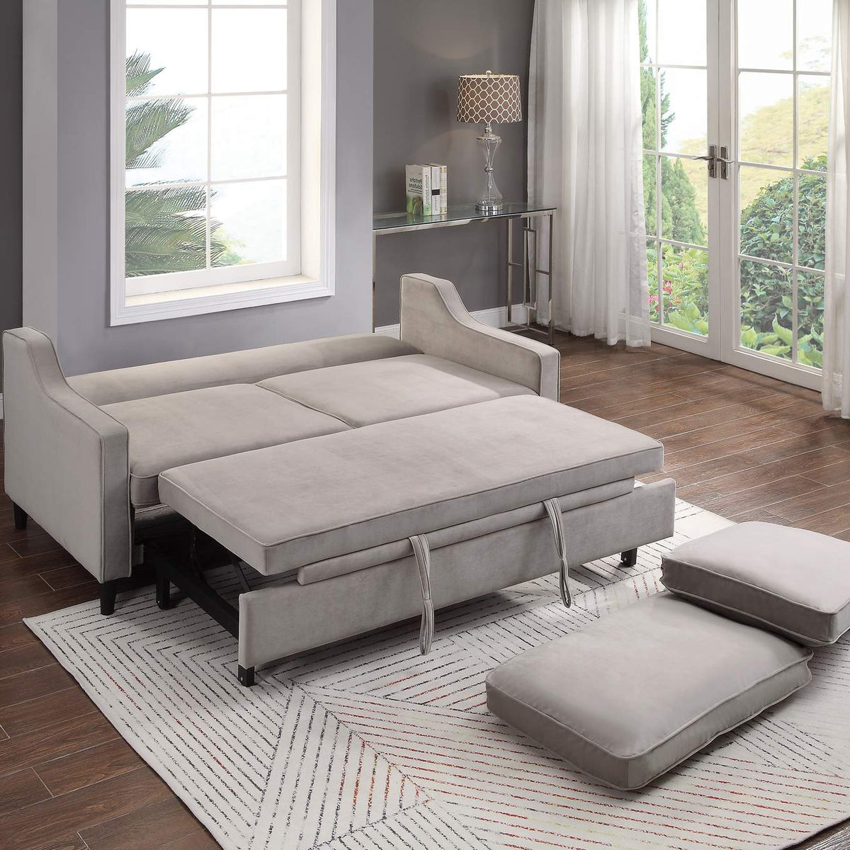 9428CB-3CL Adelia Convertible Studio Sofa with Pull-out Bed