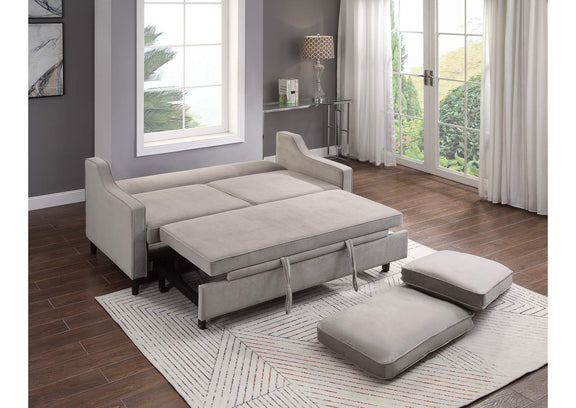 9428CB-3CL Adelia Convertible Studio Sofa with Pull-out Bed