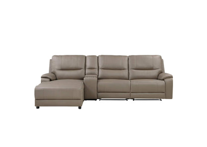 9429TPKIT4LCRRPWH LeGrande 4-Piece Modular Power Reclining Sectional with Power Headrest and Left Chaise