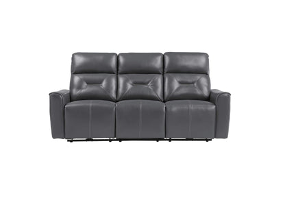 9446GY-3PW Burwell Power Double Reclining Sofa with USB Ports