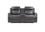 9456DG-2 Broomfield Double Reclining Love Seat with Center Console