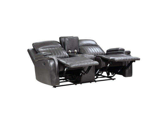 9456DG-2 Broomfield Double Reclining Love Seat with Center Console