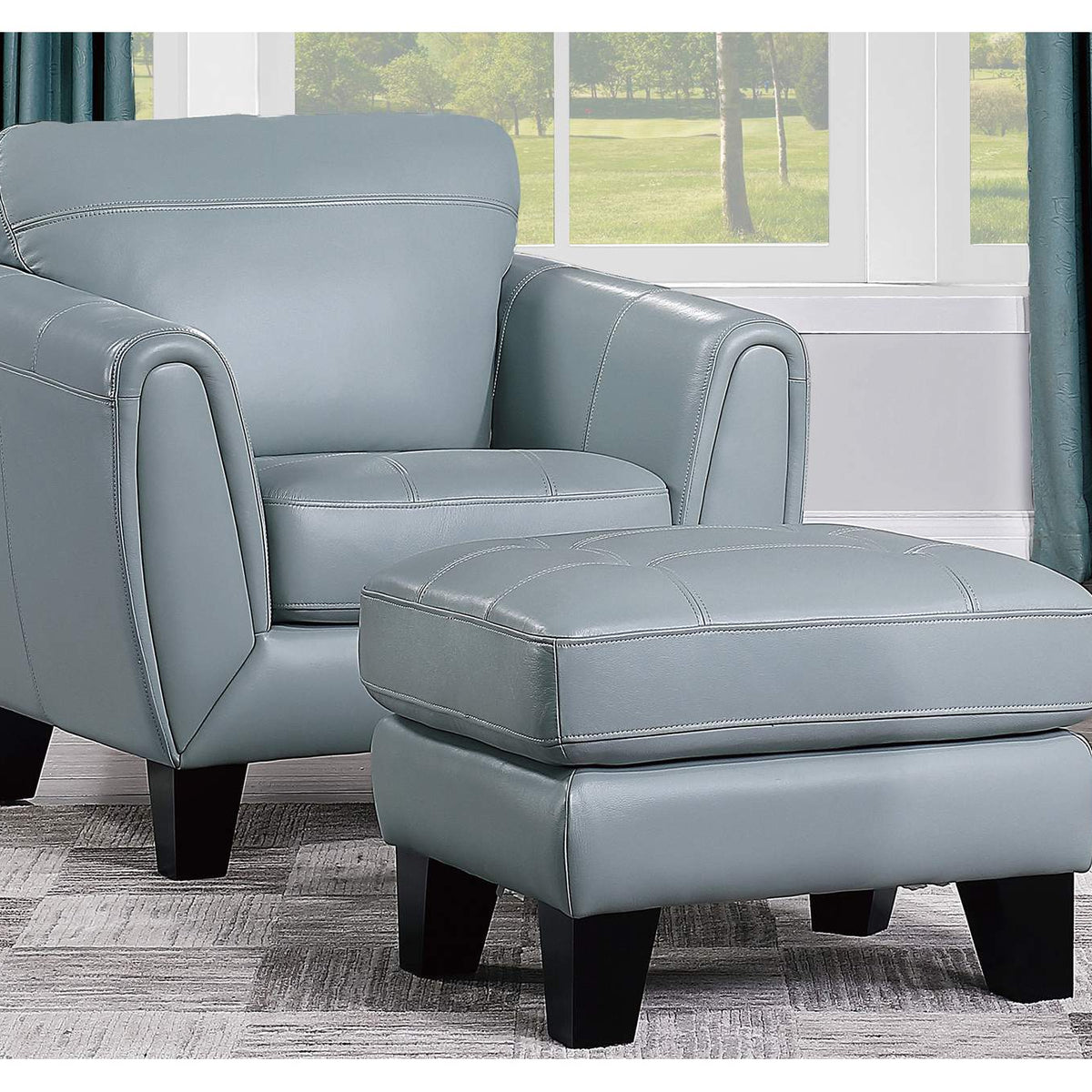 9460AQ-4 Spivey Ottoman