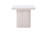 TOV-OC44165 Kayla White Concrete Side Table