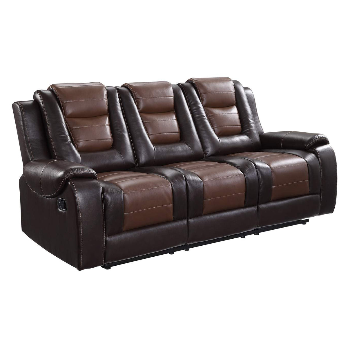 9470BR-3 Briscoe Double Reclining Sofa with Center Drop-Down Cup Holders