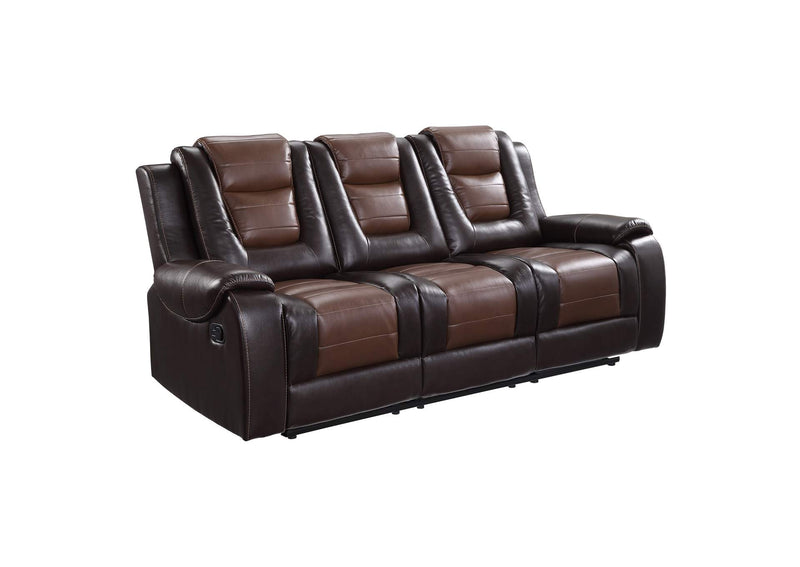 9470BR-3 Briscoe Double Reclining Sofa with Center Drop-Down Cup Holders