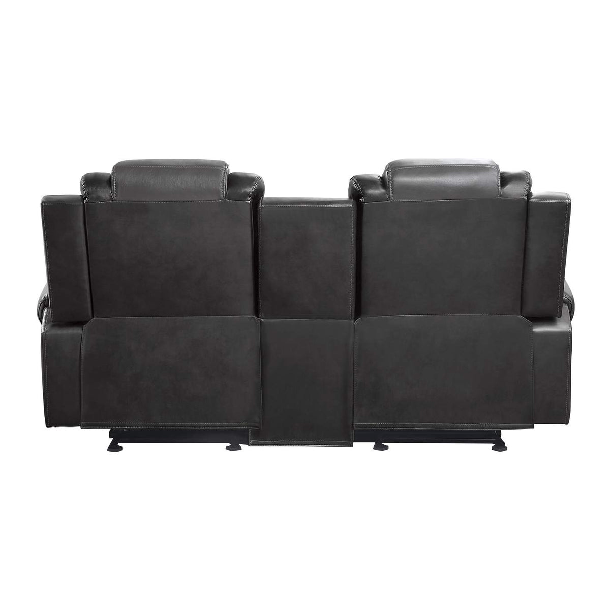 9470GY-2 Briscoe Double Glider Reclining Love Seat with Center Console