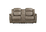 Centeroak Double Reclining Love Seat with Center Console