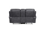 9488GY-2 Granville Double Reclining Love Seat with Center Console