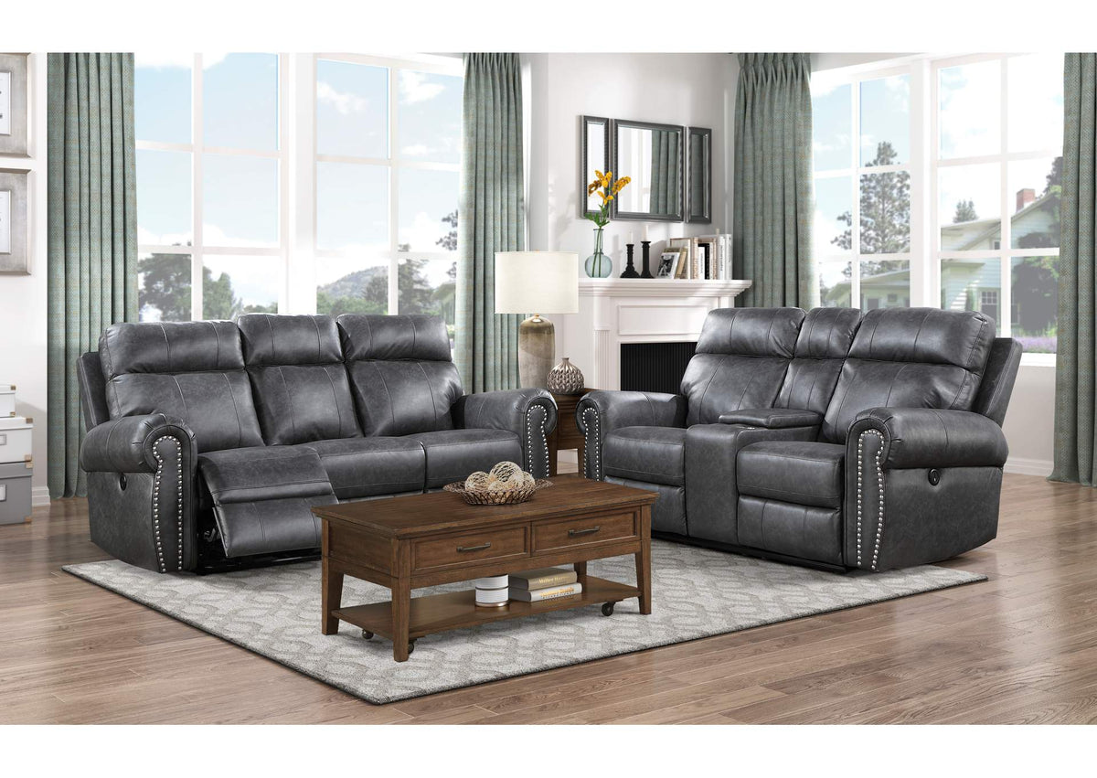 9488GY-3PW Granville Power Double Reclining Sofa