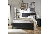 4N02D5 Paragon Four Drawer Wood Storage Bed In Black
