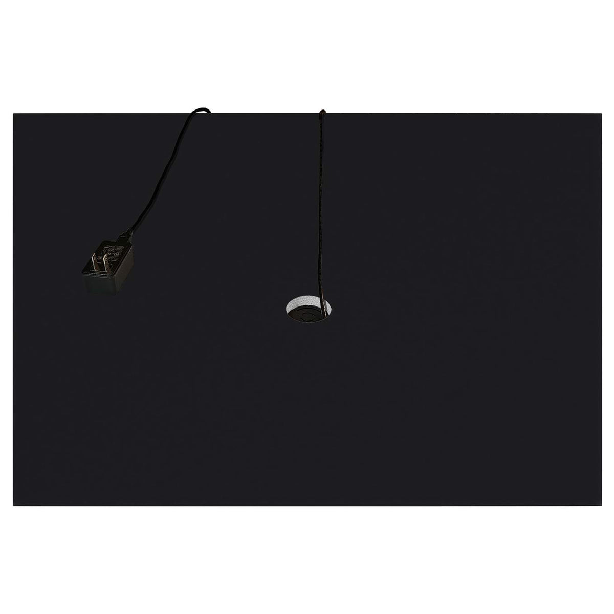 950400 Aero 4-shelf Display Curio Cabinet with LED Lighting Black