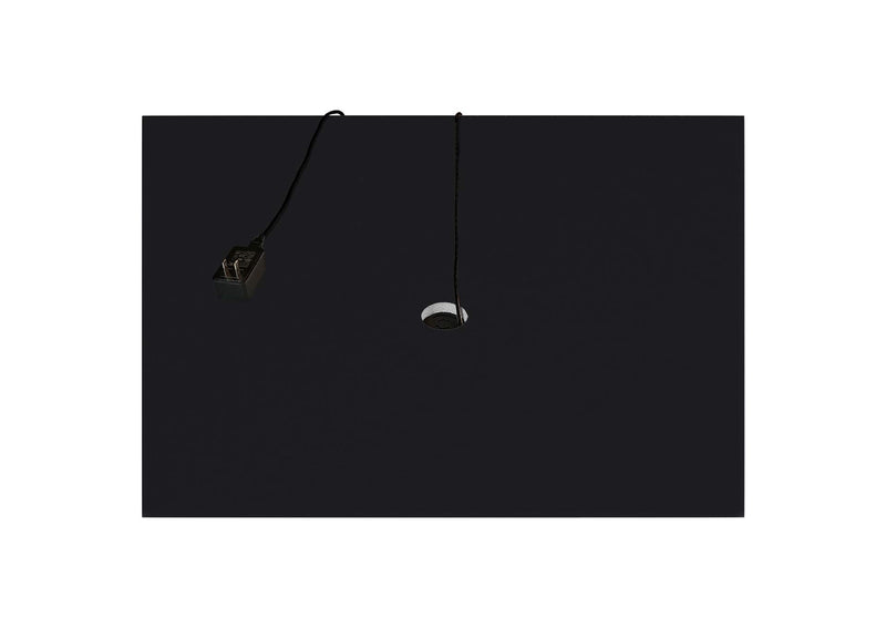 950400 Aero 4-shelf Display Curio Cabinet with LED Lighting Black