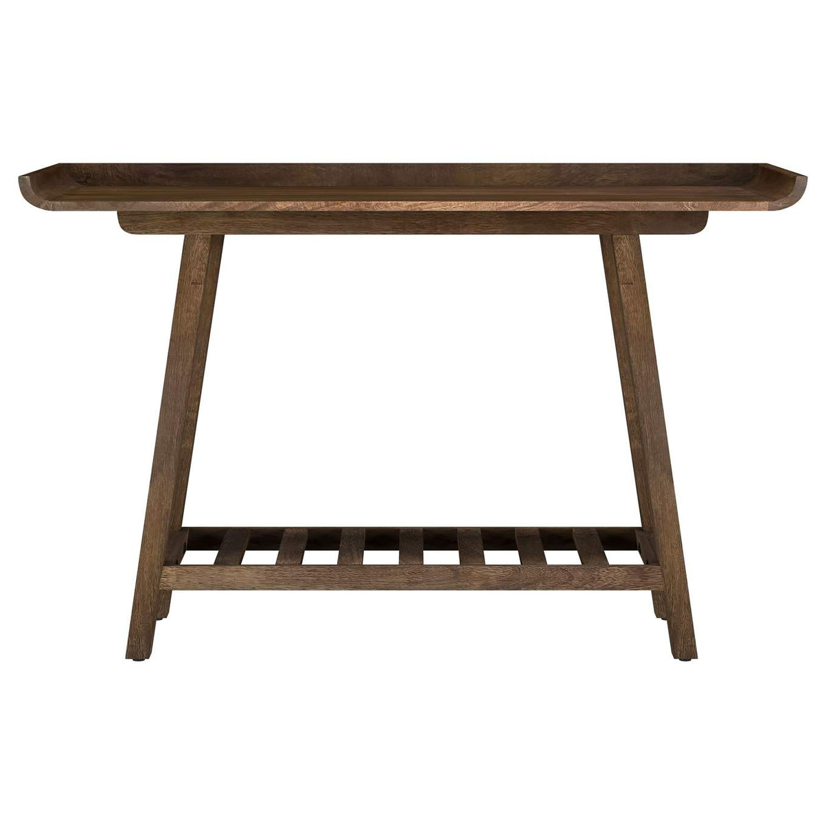 950415 Ornelas 46-inch Console Table with Slatted Shelf Mango Brown