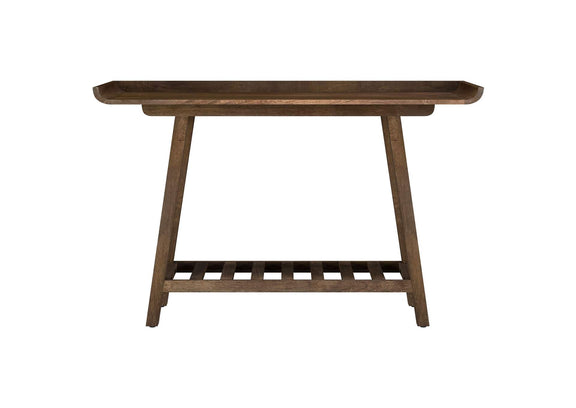 950415 Ornelas 46-inch Console Table with Slatted Shelf Mango Brown