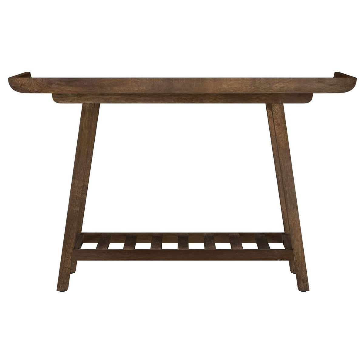 950415 Ornelas 46-inch Console Table with Slatted Shelf Mango Brown