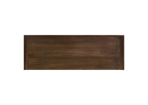 950415 Ornelas 46-inch Console Table with Slatted Shelf Mango Brown