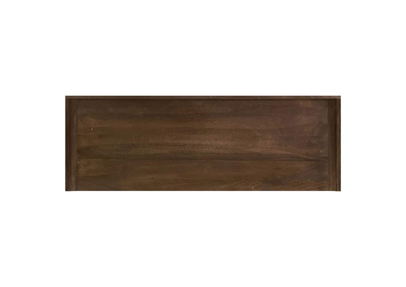 950415 Ornelas 46-inch Console Table with Slatted Shelf Mango Brown