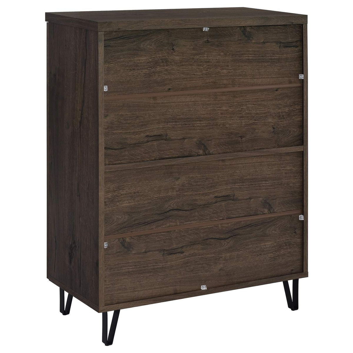 950423 Brixton 2-door Entryway Shoe Storage Cabinets Smoked Oak