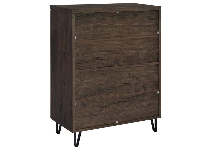 950423 Brixton 2-door Entryway Shoe Storage Cabinets Smoked Oak