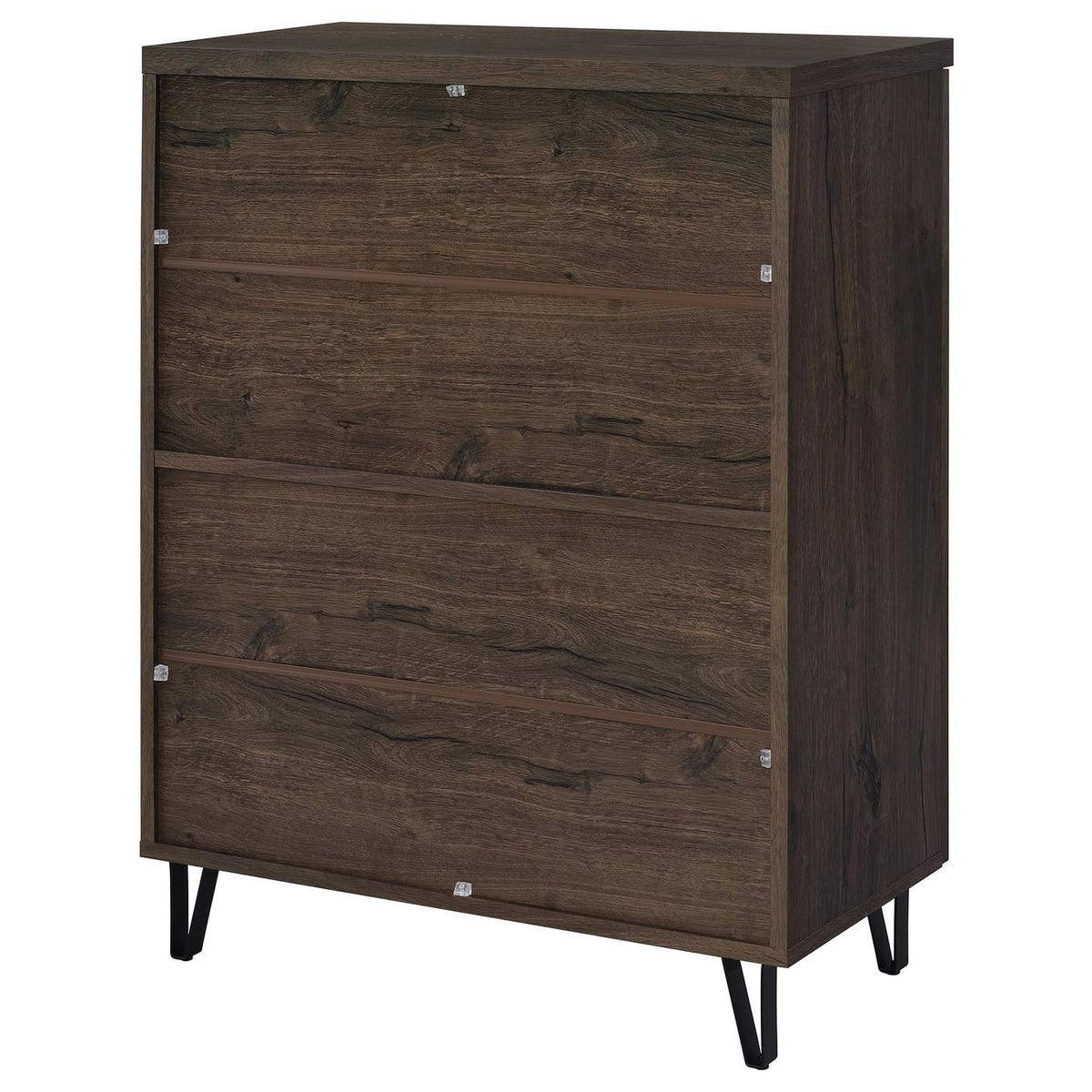 950423 Brixton 2-door Entryway Shoe Storage Cabinets Smoked Oak