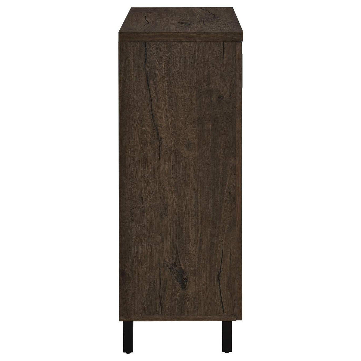 950423 Brixton 2-door Entryway Shoe Storage Cabinets Smoked Oak