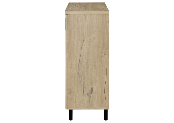 950424 Brixton 2-door Entryway Shoe Storage Cabinets White Oak