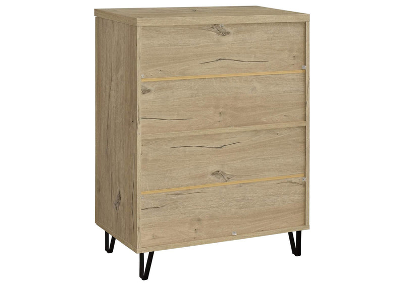950424 Brixton 2-door Entryway Shoe Storage Cabinets White Oak