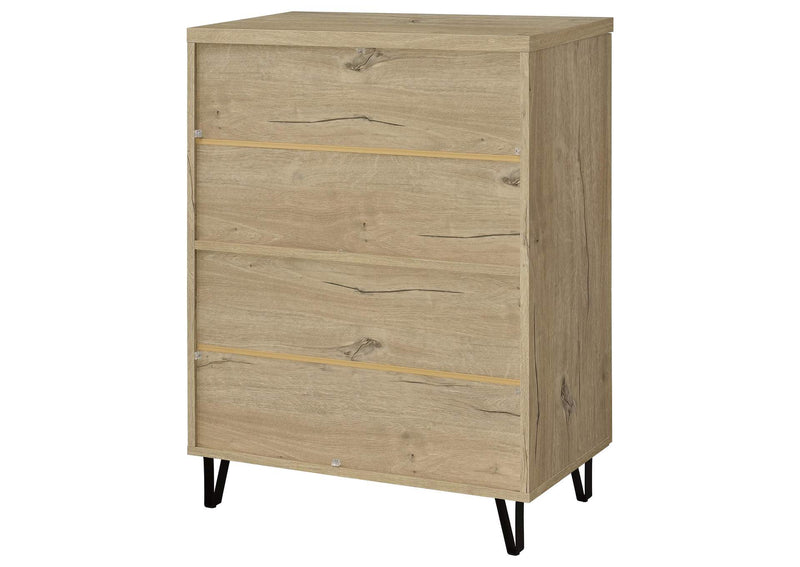 950424 Brixton 2-door Entryway Shoe Storage Cabinets White Oak