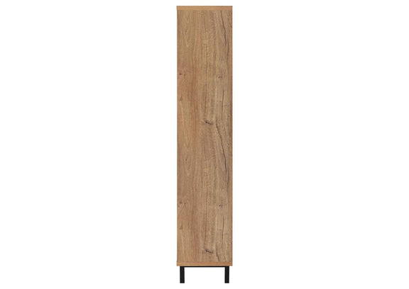 950440 Teller 80-inch 4-door Tall Shoe Storage Cabinet Natural Oak