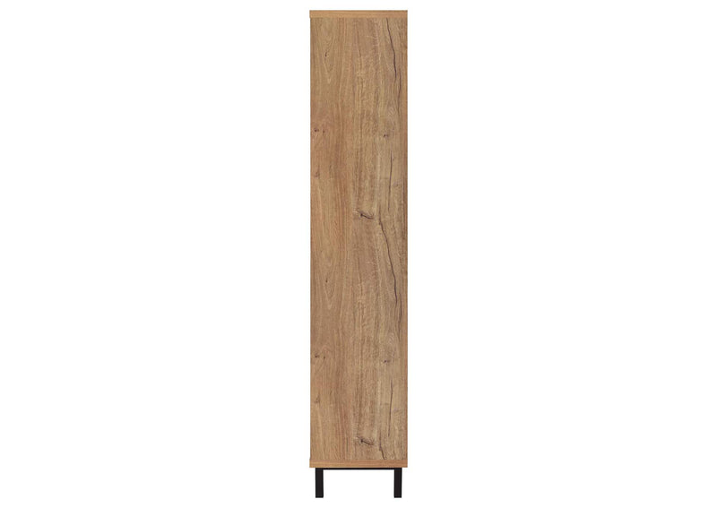 950440 Teller 80-inch 4-door Tall Shoe Storage Cabinet Natural Oak