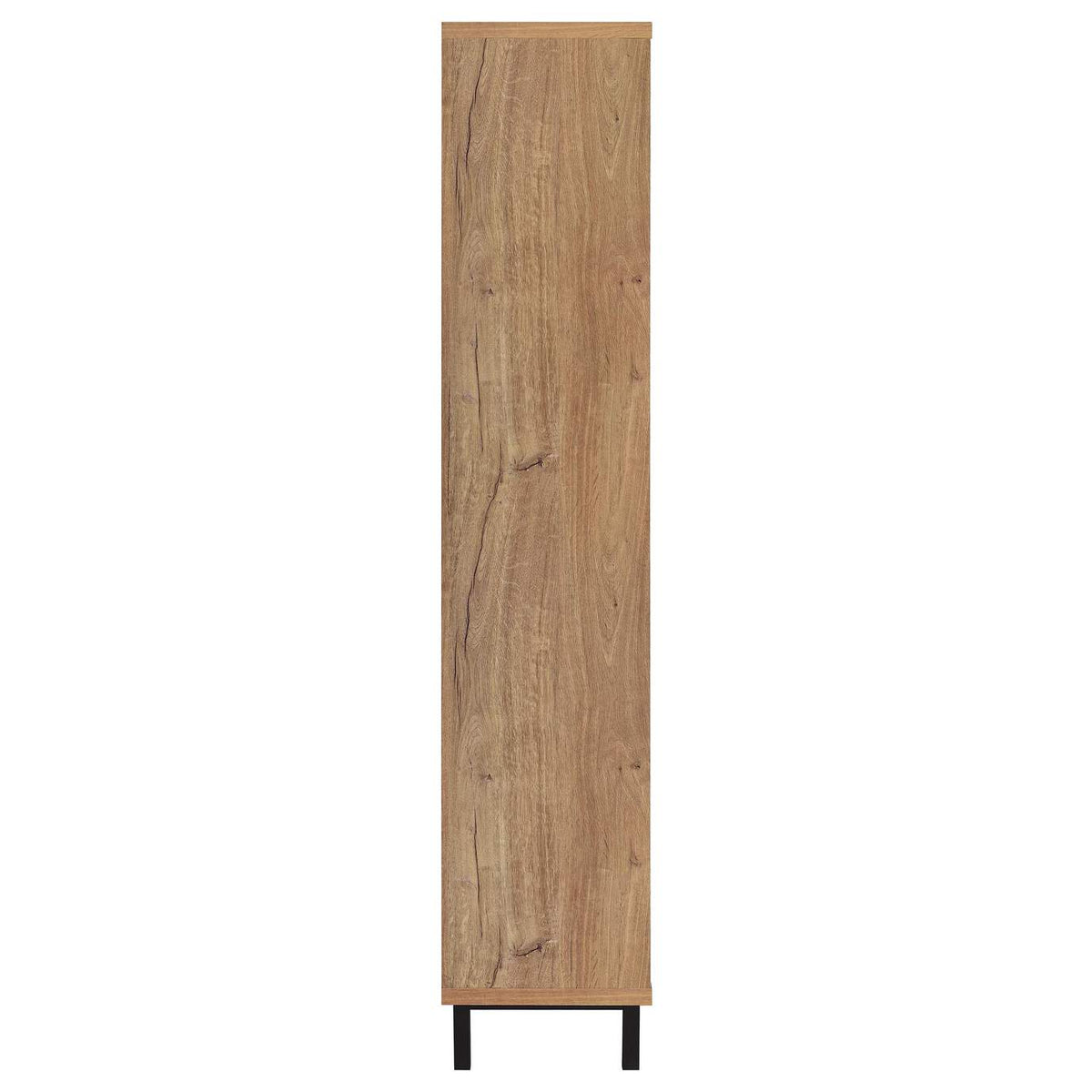 950440 Teller 80-inch 4-door Tall Shoe Storage Cabinet Natural Oak