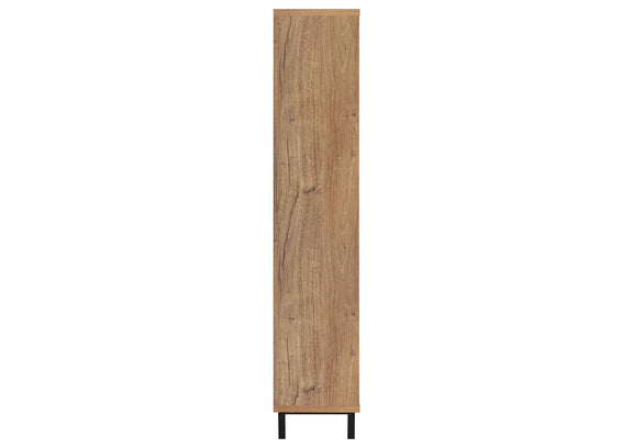 950440 Teller 80-inch 4-door Tall Shoe Storage Cabinet Natural Oak
