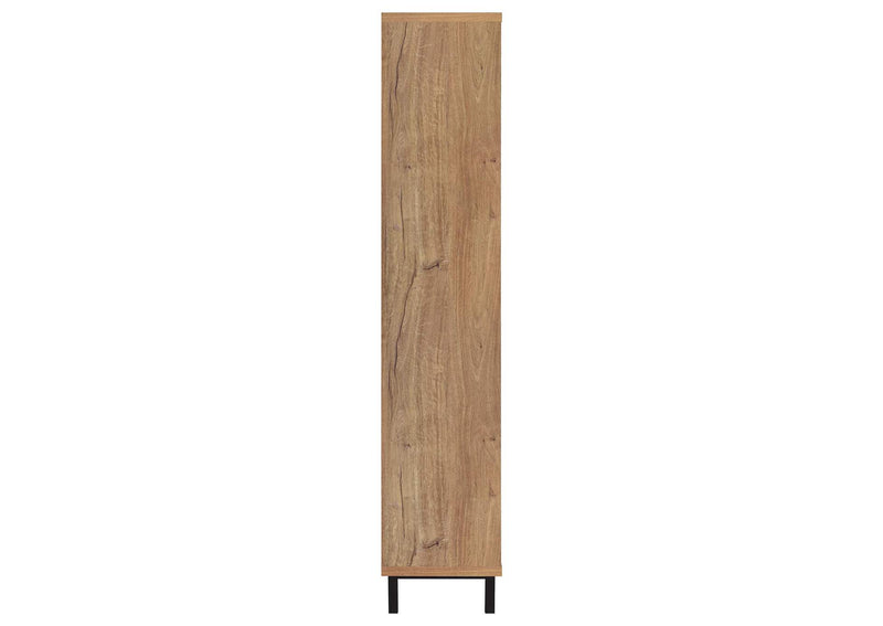950440 Teller 80-inch 4-door Tall Shoe Storage Cabinet Natural Oak