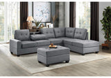 9507DGY-4 Maston Storage Ottoman