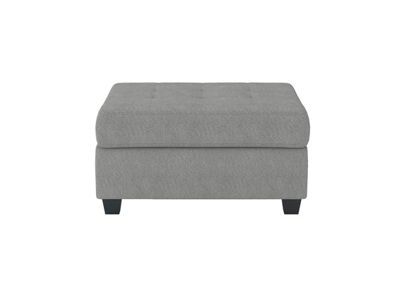 9507GRY-4 Maston Storage Ottoman