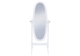 950802 Foyet Wood Adjustable Full Length Cheval Mirror White
