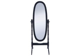 950803 Foyet Wood Adjustable Full Length Cheval Mirror Black