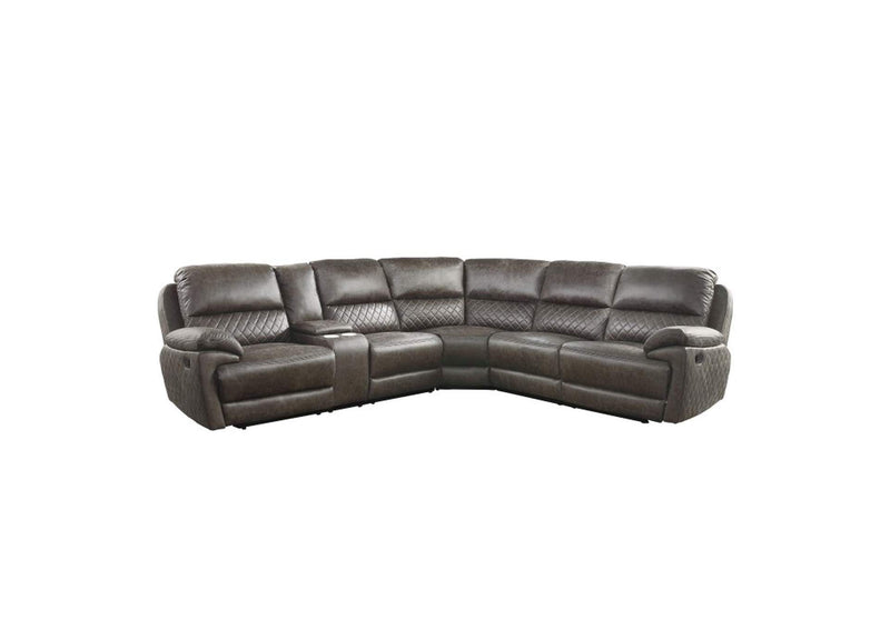 9510KITSC Knoxville 3-Piece Reclining Sectional with Left Console