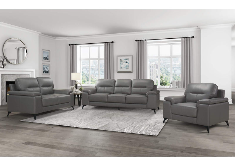 9514DGY-2 Mischa Love Seat