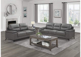 9514DGY-2 Mischa Love Seat