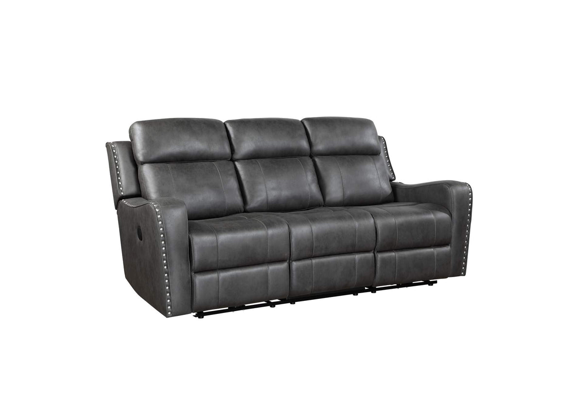9515DGY-3PW Power Double Reclining Sofa