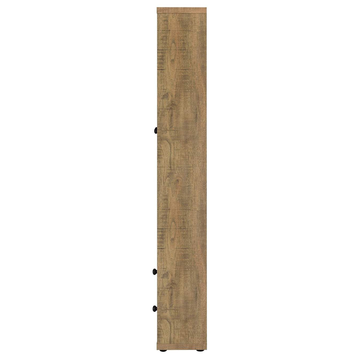 953479 Hawthorne 4-shelf Glass Door Tall Cabinet with Drawers Mango